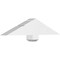 Ekena Millwork Kennewick Architectural Grade PVC Gable Bracket, 36"W x 7 1/2"H x 4"D x 4"F, 5/12 Pitch GBP036X08X0404KEN00 - alternate 1